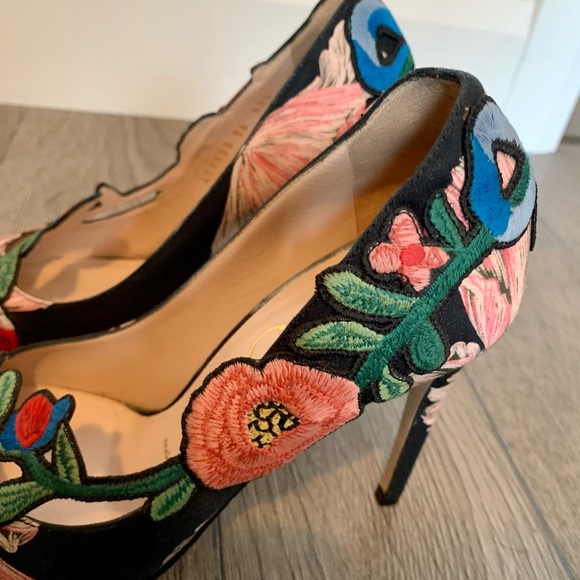 🔴SOLD🔴 Gucci Ophelia embroidered pump 100mm size 36 - Picture 6 of 8